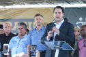 O governador Carlos Massa Ratinho Junior participa nesta sexta-feira (30) do projeto Em Frente Brasil - Programa Nacional de Enfrentamento à Criminalidade Violenta, criado pelo Ministério da Justiça e Segurança Pública no Parque São José em São José dos Pinhais. 30/08/2019 -Foto: Geraldo Bubniak/AEN