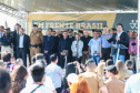 O governador Carlos Massa Ratinho Junior participa nesta sexta-feira (30) do projeto Em Frente Brasil - Programa Nacional de Enfrentamento à Criminalidade Violenta, criado pelo Ministério da Justiça e Segurança Pública no Parque São José em São José dos Pinhais. 30/08/2019 -Foto: Geraldo Bubniak/AEN