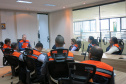 A Coordenadoria Estadual de Proteção e Defesa Civil recebeu nesta semana integrantes da Defesa Civil de Minas Gerais. Eles vieram conhecer a estrutura e os processos de trabalho do órgão paranaense, que é referência na área e possui um dos mais conhecidos sistemas do Brasil. A visita começou segunda-feira e se encerrou nesta sexta-feira (30). Foto: Divulgação/Defesa Civil