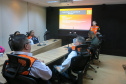 A Coordenadoria Estadual de Proteção e Defesa Civil recebeu nesta semana integrantes da Defesa Civil de Minas Gerais. Eles vieram conhecer a estrutura e os processos de trabalho do órgão paranaense, que é referência na área e possui um dos mais conhecidos sistemas do Brasil. A visita começou segunda-feira e se encerrou nesta sexta-feira (30). Foto: Divulgação/Defesa Civil