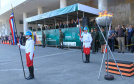 Solenidade de abertura das comemorações da Semana da Pátria 2019. O evento ocorreu no estacionamento do Palácio Iguaçu, em Curitiba, com a participação do governador Carlos Massa Ratinho Junior e comandantes das Forças Armadas, da Polícia Militar do Paraná e da Liga de Defesa Nacional.Foto:  Valdelino Pontes