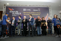 O governador Carlos Massa Ratinho Junior anunciou nesta segunda-feira (02), no Palácio Iguaçu, a nova fase do programa de apoio à formação de atletas olímpicos. Patrocinado pela Copel, o ?Geração Olímpica? é o maior programa de bolsa-atleta do País. Curitiba,02/09/2019 Foto:Jaelson Lucas /AEN