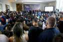 O governador Carlos Massa Ratinho Junior anunciou nesta segunda-feira (02), no Palácio Iguaçu, a nova fase do programa de apoio à formação de atletas olímpicos. Patrocinado pela Copel, o ?Geração Olímpica? é o maior programa de bolsa-atleta do País. Curitiba,02/09/2019 Foto:Jaelson Lucas /AEN