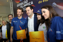 O governador Carlos Massa Ratinho Junior anunciou nesta segunda-feira (02), no Palácio Iguaçu, a nova fase do programa de apoio à formação de atletas olímpicos. Patrocinado pela Copel, o ?Geração Olímpica? é o maior programa de bolsa-atleta do País. Curitiba,02/09/2019 Foto:Jaelson Lucas / ANE
