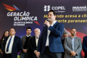 O governador Carlos Massa Ratinho Junior lançou nesta segunda-feira (2), em cerimônia no Palácio Iguaçu, o programa Geração Olímpica, que só neste ano garantirá 1.252 bolsas esportivas nas modalidades olímpicas e paralímpicas para jovens promessas, atletas de renome mundial e técnicos. A Companhia Paranaense de Energia (Copel), patrocinadora da iniciativa, investe R$ 4,75 milhões. É o maior programa de bolsa-atleta do País, em nível estadual.