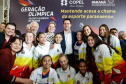 O governador Carlos Massa Ratinho Junior lançou nesta segunda-feira (2), em cerimônia no Palácio Iguaçu, o programa Geração Olímpica, que só neste ano garantirá 1.252 bolsas esportivas nas modalidades olímpicas e paralímpicas para jovens promessas, atletas de renome mundial e técnicos. A Companhia Paranaense de Energia (Copel), patrocinadora da iniciativa, investe R$ 4,75 milhões. É o maior programa de bolsa-atleta do País, em nível estadual.