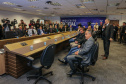 O  vice governador Darci Piana participa nesta segunda-feira (02) da apresentação da consolidação do Inquérito Digital Paraná. Com este sistema, que já foi implantado, todas as etapas dos inquéritos policiais passam a ser digitais, garantindo mais agilidade e economia.   02/09/2019 -Foto: Geraldo Bubniak/AEN