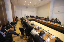 O governador Carlos Massa Ratinho Junior reunido com seu secretariado.Curitiba, 03-09-19.Foto: Arnaldo Alves / ANPr.