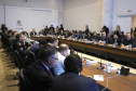 O governador Carlos Massa Ratinho Junior reunido com seu secretariado.Curitiba, 03-09-19.Foto: Arnaldo Alves / ANPr.