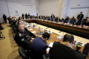 O governador Carlos Massa Ratinho Junior reunido com seu secretariado.Curitiba, 03-09-19.Foto: Arnaldo Alves / ANPr.