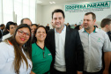 O governador Carlos Massa Ratinho Junior lançou nesta terça-feira (3), no Palácio Iguaçu, o Programa de Apoio ao Cooperativismo da Agricultura Familiar no Paraná - Coopera Paraná