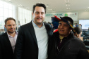 O governador Carlos Massa Ratinho Junior lançou nesta terça-feira (3), no Palácio Iguaçu, o Programa de Apoio ao Cooperativismo da Agricultura Familiar no Paraná - Coopera Paraná