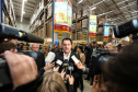 O governador Carlos Massa Ratinho Junior participa nesta quarta-feira (04) da   inauguração do Max Atacadista de Pinhais, na Região Metropolitana de Curitiba.   03/09/2019 - Foto: Geraldo Bubniak/AEN