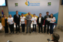 O Colégio Estadual Ulysses Guimarães, de Foz do Iguaçu, foi um dos homenageados no evento “Destaques da Educação Fundamental”, realizado pelo Ministério da Educação (MEC) em Brasília, nesta quarta-feira (04). O evento reconhece e valoriza os melhores resultados obtidos no último IDEB (Índice de Desenvolvimento da Educação Básica) e o bom rendimento escolar ao longo do ano. Foto: MEC