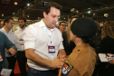  Governador Carlos Massa Ratinho Junior participa do 10º Congresso Nacional Moveleiro, em Arapongas, no Norte do Paraná. Foto: Gilson Abreu/AEN