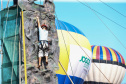 Jogos Aventura e Natureza.  Parede de escalada - 10/08/2019 -  Foto: Geraldo Bubniak/ANPr