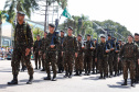 Aproximadamente 20 mil pessoas acompanharam neste sábado (7), em Curitiba, o desfile cívico-militar que comemora os 197 anos da Proclamação da Independência, segundo estimativas da Polícia Militar do Paraná. O governador Carlos Massa Ratinho Junior assistiu a solenidade de 7 de Setembro na Avenida Cândido de Abreu, acompanhado de sua família, do comandante da 5ª Divisão do Exército, general de divisão José Russo Assumpção Delgado, do vice-governador Darci Piana e de diversas autoridades.