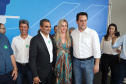 O governador Carlos Massa Ratinho Junior anunciou nesta segunda-feira (9) a expansão do programa que viabiliza instalação de caixas d'água em casas de famílias em situação de vulnerabilidade social. Participaram: secretários da Justiça, Família e Trabalho, Ney Leprevost; da Saúde, Beto Preto; presidente da Sanepar, Claudio Stabile; deputados estaduais; prefeitos; entre outras autoridades.Curitiba, 09-09-19.Foto: Arnaldo Alves / AEN.