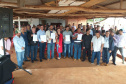 O Instituto de Terras, Cartografia e Geologia do Paraná (ITCG) assinou um Termo de Cooperação para que seja concluído o processo de reforma agrária e regularização fundiária dos assentamentos Norte Sul e Novo Horizonte, entre os municípios de Cafeara e Santo Inácio, no Noroeste do Estado, com anuência da Superintendência do Instituto Nacional de Colonização e Reforma Agrária (Incra). Foto: Divulgação/ITCG