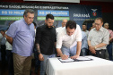 O governador Carlos Massa Ratinho Junior autorizou nesta quinta-feira (12) a liberação de cerca de R$ 20,9 milhões para a ampliação do atendimento da Santa Casa de Paranavaí. Do total, R$ 19,6 milhões são para aquisição de equipamentos para a nova ala do hospital, a Unidade Morumbi. O restante será usado na construção da área que receberá o laboratório de Análises Clínicas do complexo. Foto: José Fernando Ogura/AEN