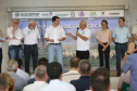 O governador Carlos Massa Ratinho Junior lançou nesta quinta-feira (12), em Paranavaí, o Programa de Irrigação, que tem como objetivo aumentar a produtividade agrícola e potencializar a produção do Paraná. A previsão é que o incremento de produção atinja até 500% em algumas culturas e facilite o processo de integração lavoura-floresta-pecuária. A iniciativa é da Secretaria da Agricultura e do Abastecimento e foi desenvolvida com o apoio da cooperativa Cocamar. Foto: José Fernando Ogura/AEN
