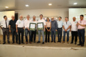 O governador Carlos Massa Ratinho Junior lançou nesta quinta-feira (12), em Paranavaí, o Programa de Irrigação, que tem como objetivo aumentar a produtividade agrícola e potencializar a produção do Paraná. A previsão é que o incremento de produção atinja até 500% em algumas culturas e facilite o processo de integração lavoura-floresta-pecuária. A iniciativa é da Secretaria da Agricultura e do Abastecimento e foi desenvolvida com o apoio da cooperativa Cocamar. Foto: José Fernando Ogura/AEN