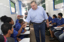  

Curitiba está recebendo mais um curso das Carretas do Conhecimento, agora de Manutenção de Motocicletas, que está sendo ofertado no bairro Tatuquara. A aula inaugural foi realizada nesta segunda-feira (16). Foto: Divulgação/SEJUF