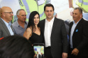 O governador Carlos Massa Ratinho Junior confirmou nesta quarta-feira (18) investimentos do Estado em pacote de obras da área da Segurança Pública. Serão construídas cadeias públicas em Foz do Iguaçu, Londrina, Ponta Grossa e Guaíra e delegacias em Araucária, Almirante Tamandaré e Colombo. A solenidade foi no Palácio Iguaçu, com a presença do secretário da Segurança Pública, Romulo Marinho Soares. Curitiba,18/09/2019 Foto:Jaelson Lucas / AEN