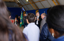 O governador Carlos Massa Ratinho Junior participou nesta segunda-feira (23), do plantio de árvores no Colégio Estadual Professora Maria Gai Grendel, no bairro Caximba, em Curitiba. O evento marcará o início do programa Paraná mais Verde, que vai incentivar o plantio de mudas de árvores nativas em todo o Estado.