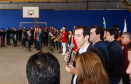 O governador Carlos Massa Ratinho Junior participou nesta segunda-feira (23), do plantio de árvores no Colégio Estadual Professora Maria Gai Grendel, no bairro Caximba, em Curitiba. O evento marcará o início do programa Paraná mais Verde, que vai incentivar o plantio de mudas de árvores nativas em todo o Estado.