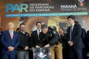 O Governo do Paraná apresentou nesta segunda-feira (23), em evento com o governador Carlos Massa Ratinho Junior, no Palácio Iguaçu, a carteira de projetos de parcerias público-privadas (PPP). Serão apresentados projetos previstos, com estimativas de prazos, investimentos e um quadro com a evolução do planejamento de cada um. Curitiba,23/09/2019 Foto:Jaelson Lucas / AEN
