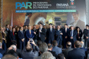 O Governo do Paraná apresentou nesta segunda-feira (23), em evento com o governador Carlos Massa Ratinho Junior, no Palácio Iguaçu, a carteira de projetos de parcerias público-privadas (PPP). Serão apresentados projetos previstos, com estimativas de prazos, investimentos e um quadro com a evolução do planejamento de cada um. Curitiba,23/09/2019 Foto:Jaelson Lucas / AEN