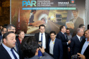 O Governo do Paraná apresentou nesta segunda-feira (23), em evento com o governador Carlos Massa Ratinho Junior, no Palácio Iguaçu, a carteira de projetos de parcerias público-privadas (PPP). Serão apresentados projetos previstos, com estimativas de prazos, investimentos e um quadro com a evolução do planejamento de cada um. Curitiba,23/09/2019 Foto:Jaelson Lucas / AEN
