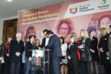 O governador Carlos Massa Ratinho Junior apresentou nesta terça-feira (24), no Palácio Iguaçu, em Curitiba, o Programa Banco da Mulher Paranaense. Participaram: vice-governador, Darci Piana; secretários:da Fazenda, Renê Garcia Junior; Chefe da Casa Civil, Guto Silva; presidente da Fomento Paraná, Heraldo Alves das Neves; deputados; entre outros. N/F: presidente da Fomento Paraná, Heraldo Alves das NevesCuritiba, 24-09-19.Foto: Arnaldo Alves / AEN.