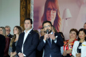 O governador Carlos Massa Ratinho Junior apresentou nesta terça-feira (24), no Palácio Iguaçu, em Curitiba, o Programa Banco da Mulher Paranaense. Participaram: vice-governador, Darci Piana; secretários:da Fazenda, Renê Garcia Junior; Chefe da Casa Civil, Guto Silva; presidente da Fomento Paraná, Heraldo Alves das Neves; deputados; entre outros. N/F: presidente da Fomento Paraná, Heraldo Alves das Neves.Curitiba, 24-09-19.Foto: Arnaldo Alves / AEN.