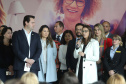 O governador Carlos Massa Ratinho Junior apresentou nesta terça-feira (24), no Palácio Iguaçu, em Curitiba, o Programa Banco da Mulher Paranaense. Participaram: vice-governador, Darci Piana; secretários:da Fazenda, Renê Garcia Junior; Chefe da Casa Civil, Guto Silva; presidente da Fomento Paraná, Heraldo Alves das Neves; deputados; entre outros. N/F: deputada Mabel Canto.Curitiba, 24-09-19.Foto: Arnaldo Alves / AEN.