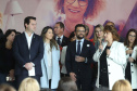 O governador Carlos Massa Ratinho Junior apresentou nesta terça-feira (24), no Palácio Iguaçu, em Curitiba, o Programa Banco da Mulher Paranaense. Participaram: vice-governador, Darci Piana; secretários:da Fazenda, Renê Garcia Junior; Chefe da Casa Civil, Guto Silva; presidente da Fomento Paraná, Heraldo Alves das Neves; deputados; entre outros. N/F: deputada Cristina Silvestri.Curitiba, 24-09-19.Foto: Arnaldo Alves / AEN.