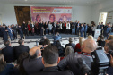 O governador Carlos Massa Ratinho Junior apresentou nesta terça-feira (24), no Palácio Iguaçu, em Curitiba, o Programa Banco da Mulher Paranaense. Participaram: vice-governador, Darci Piana; secretários:da Fazenda, Renê Garcia Junior; Chefe da Casa Civil, Guto Silva; presidente da Fomento Paraná, Heraldo Alves das Neves; deputados; entre outros.Curitiba, 24-09-19.Foto: Arnaldo Alves / AEN.