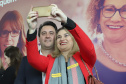 O governador Carlos Massa Ratinho Junior apresentou nesta terça-feira (24), no Palácio Iguaçu, em Curitiba, o Programa Banco da Mulher Paranaense. Participaram: vice-governador, Darci Piana; secretários:da Fazenda, Renê Garcia Junior; Chefe da Casa Civil, Guto Silva; presidente da Fomento Paraná, Heraldo Alves das Neves; deputados; entre outros.Curitiba, 24-09-19.Foto: Arnaldo Alves / AEN.