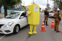 Curitiba, 25 de Setembro de 2019. Blitz Educativa Semana Nacional do Trânsito. 