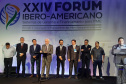 Fomento Paraná e SGC Central criam nova linha de crédito. A iniciativa conjunta foi apresentada durante o XXIV Fórum Ibero-americano de Sistemas de Garantia e Financiamento para Micro, Pequenas e Médias Empresas, realizado em Foz do Iguaçu, quinta e sexta-feira, com a participação do vice-governador Darci Piana. O evento organizado pela Rede Iberoamericana de Garantias (Regar) e SGC Central teve como tema Inovação e cooperação no financiamento das PME.Foto: Divulgação/Vice-governadoria