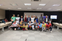 A etapa paranaense da Copa do Mundo dos Refugiados e Migrantes 2019 foi lançada oficialmente nesta sexta-feira (27), no Palácio das Araucárias, em Curitiba. O evento é promovido pela ONG África do Coração, com apoio institucional do Governo do Paraná, por meio da Secretaria da Justiça, Família e Trabalho; da Agência da ONU para Refugiados (Acnur) e da Organização Internacional para as Migrações (OIM).  Foto: Divulgação/SEJUF