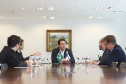 Governador Carlos Massa Ratinho Junior recebe o embaixador da Finlândia, Jouko Leinonen. Curitiba,01/10/2019 Foto:Jaelson Lucas / AEN