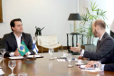 Governador Carlos Massa Ratinho Junior recebe o embaixador da Finlândia, Jouko Leinonen. Curitiba,01/10/2019 Foto:Jaelson Lucas / AEN
