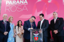 O Paraná deu início à mobilização do Outubro Rosa. Neste ano, as ações de prevenção e promoção do cuidado integral da saúde das mulheres serão levadas a 43 municípios. Elas fazem parte da campanha Paraná Rosa, lançada nesta terça-feira (1º), no Palácio Iguaçu, pelo governador Carlos Massa Ratinho Junior e pela primeira-dama Luciana Saito Massa.