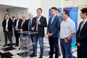 O governador Carlos Massa Ratinho Júnior nomeou nesta quarta-feira (02) os primeiros servidores efetivos da Agência Reguladora de Serviços Públicos Delegados de Infraestrutura do Paraná (Agepar). Presentes: secretários: Chefe da Casa Civil, Guto Silva; de Desenvolvimento Ambiental e de Turismo do Paraná, Márcio Nunes; presidente da Agepar, Omar Akel; de Infraestrutura e Logística, Sandro Alex; entre outros.Curitiba, 02-09-19.Foto: Arnaldo Alves / AEN.