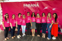 Começou nesta quarta-feira (2) em Coronel Domingo Soares e Cândido de Abreu o Paraná Rosa, campanha que vai passar por 43 municípios do Estado levando ações de prevenção e promoção do cuidado integral à saúde das mulheres. Foto: Divulgação/SESA