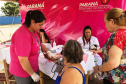 Começou nesta quarta-feira (2) em Coronel Domingo Soares e Cândido de Abreu o Paraná Rosa, campanha que vai passar por 43 municípios do Estado levando ações de prevenção e promoção do cuidado integral à saúde das mulheres. Foto: Divulgação/SESA