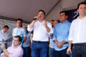 Londrina e outros sete municípios do Norte do Paraná terão R$ 29,8 milhões para fazer investimentos em escolas, ruas, centro cultural e compra de equipamentos. O governador Carlos Massa Ratinho Junior esteve nesta quinta-feira (03) em Londrina, onde recebeu os prefeitos e autorizou as licitações e homologações dos projetos.