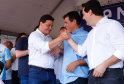 Londrina e outros sete municípios do Norte do Paraná terão R$ 29,8 milhões para fazer investimentos em escolas, ruas, centro cultural e compra de equipamentos. O governador Carlos Massa Ratinho Junior esteve nesta quinta-feira (03) em Londrina, onde recebeu os prefeitos e autorizou as licitações e homologações dos projetos.